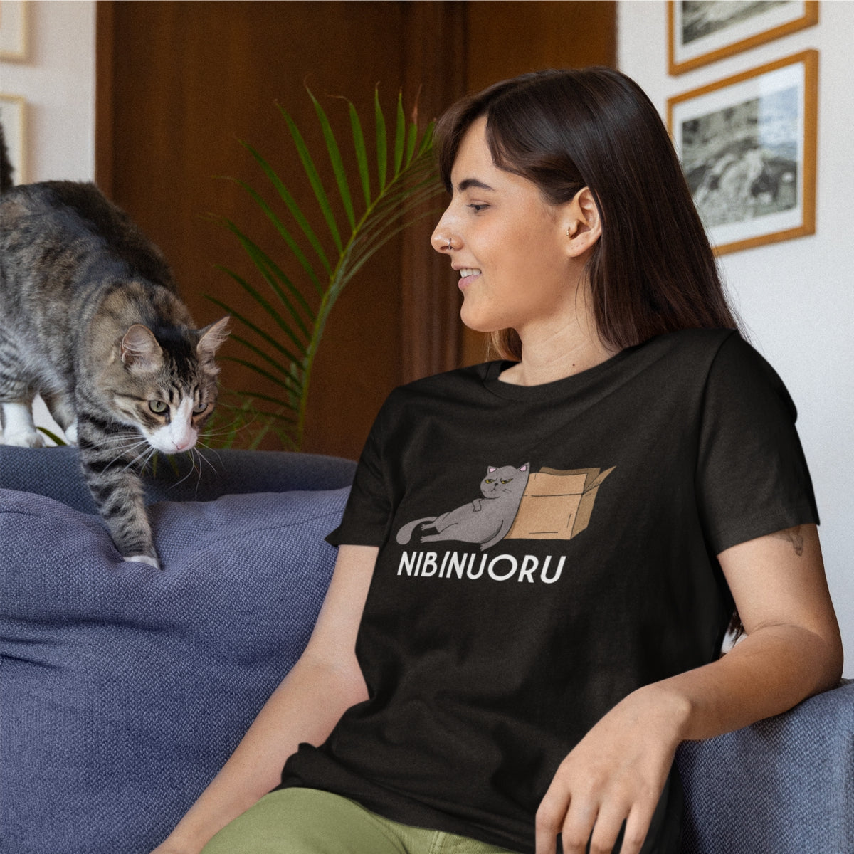 Juodi UNISEX marškinėliai "Nibinuoru naujas"