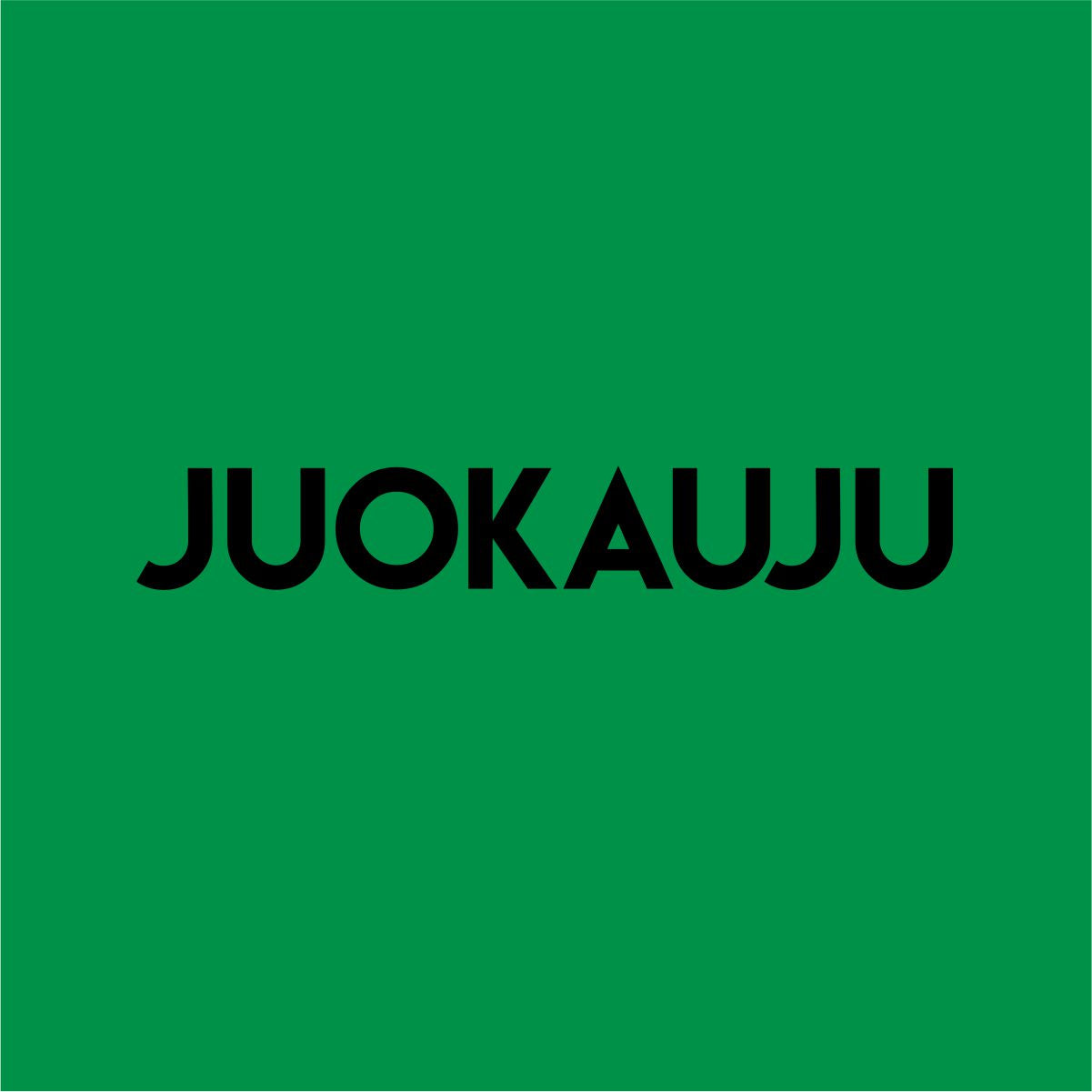 Žalia sportinė kuprinė su juoda aplikacija "Juokauju“