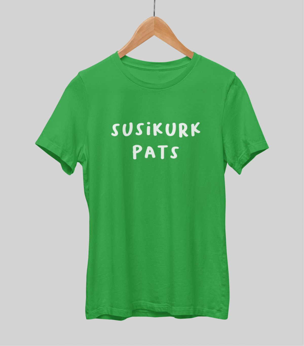 Žali UNISEX marškinėliai "Susikurk pats"