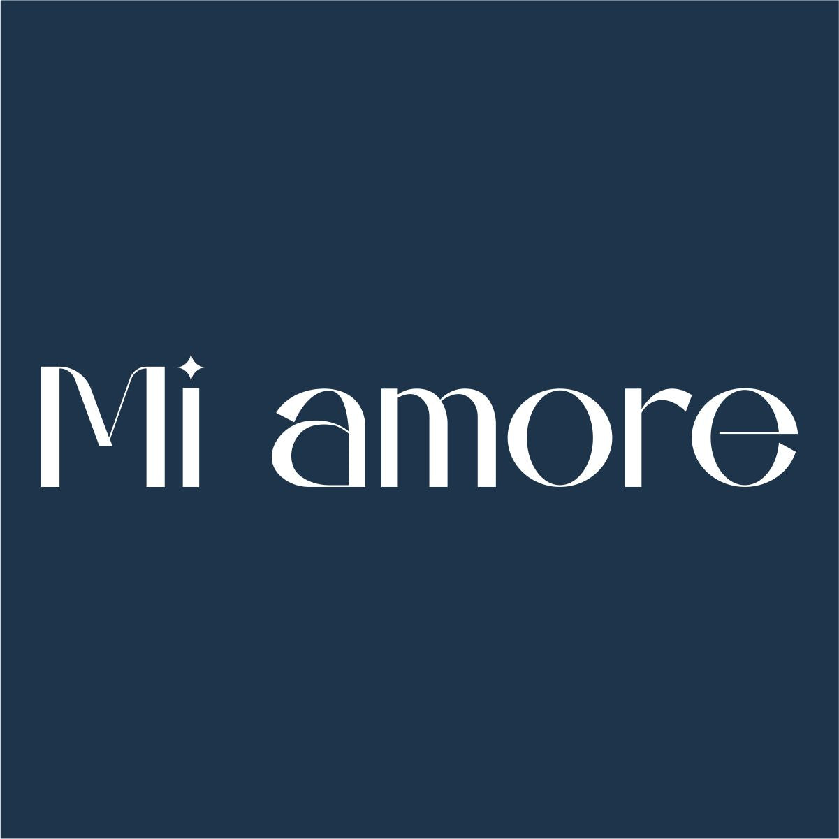 Mėlynas džemperis be gobtuvo "Mi amore"