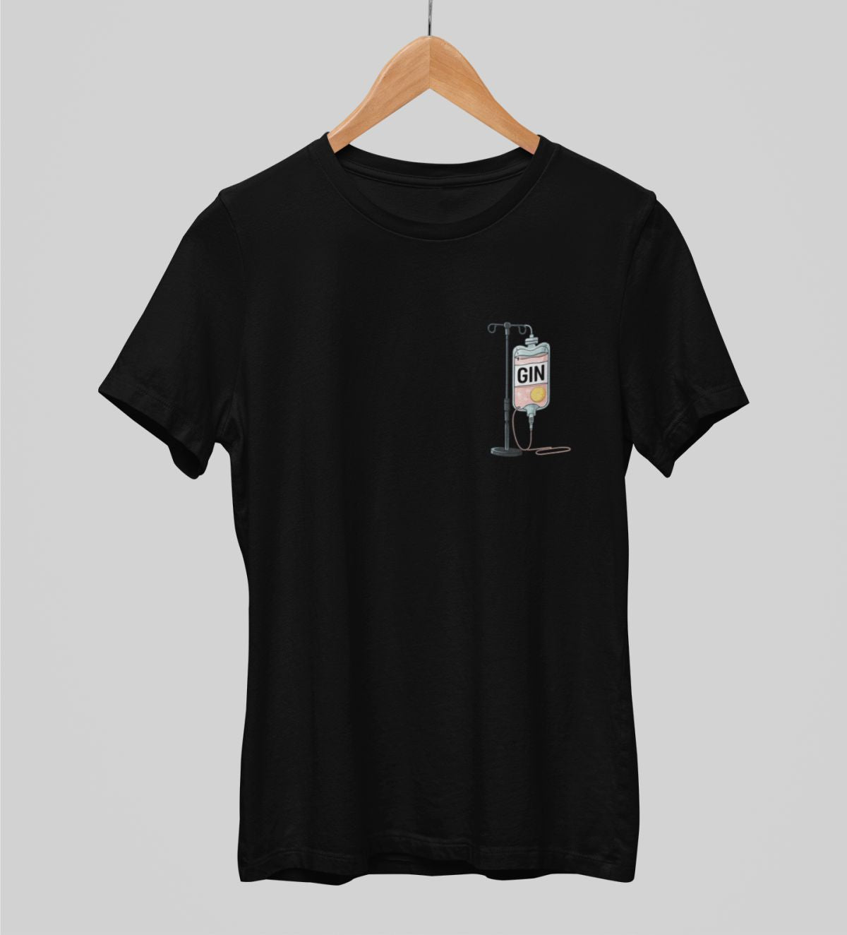 Juodi UNISEX marškinėliai "Greitoji pagalba"