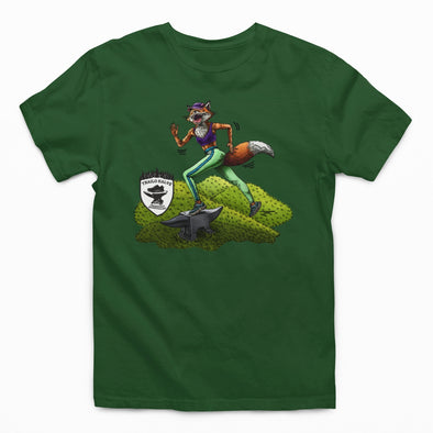 Žali Trailo Kalvės marškinėliai "Lapė"