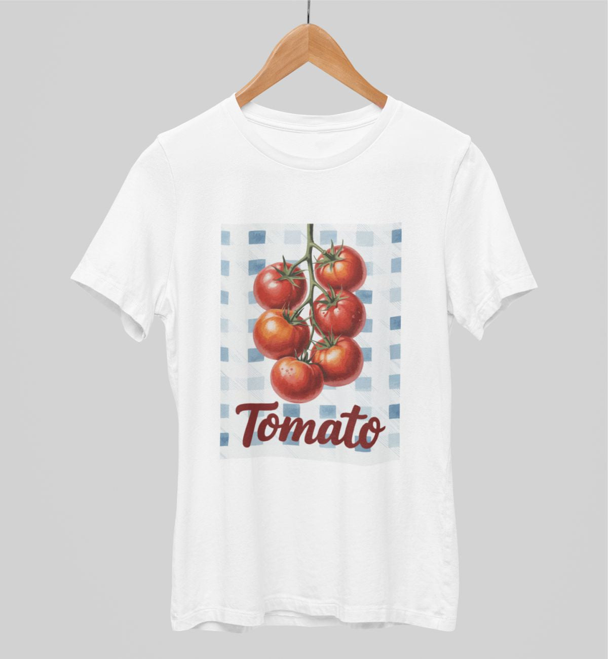 Balti unisex marškinėliai "Tomato"