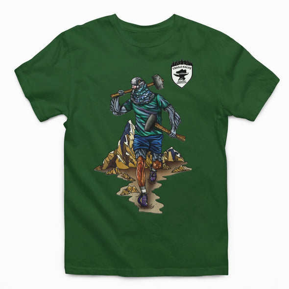 Žali Trailo Kalvės marškinėliai "Karvelis"