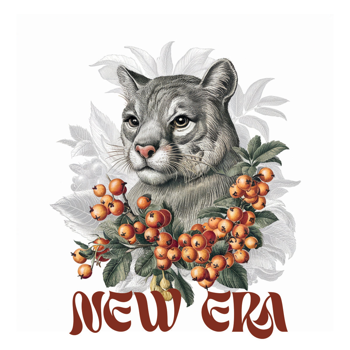 Balti marškinėliai su spauda ant nugaros  "New era"