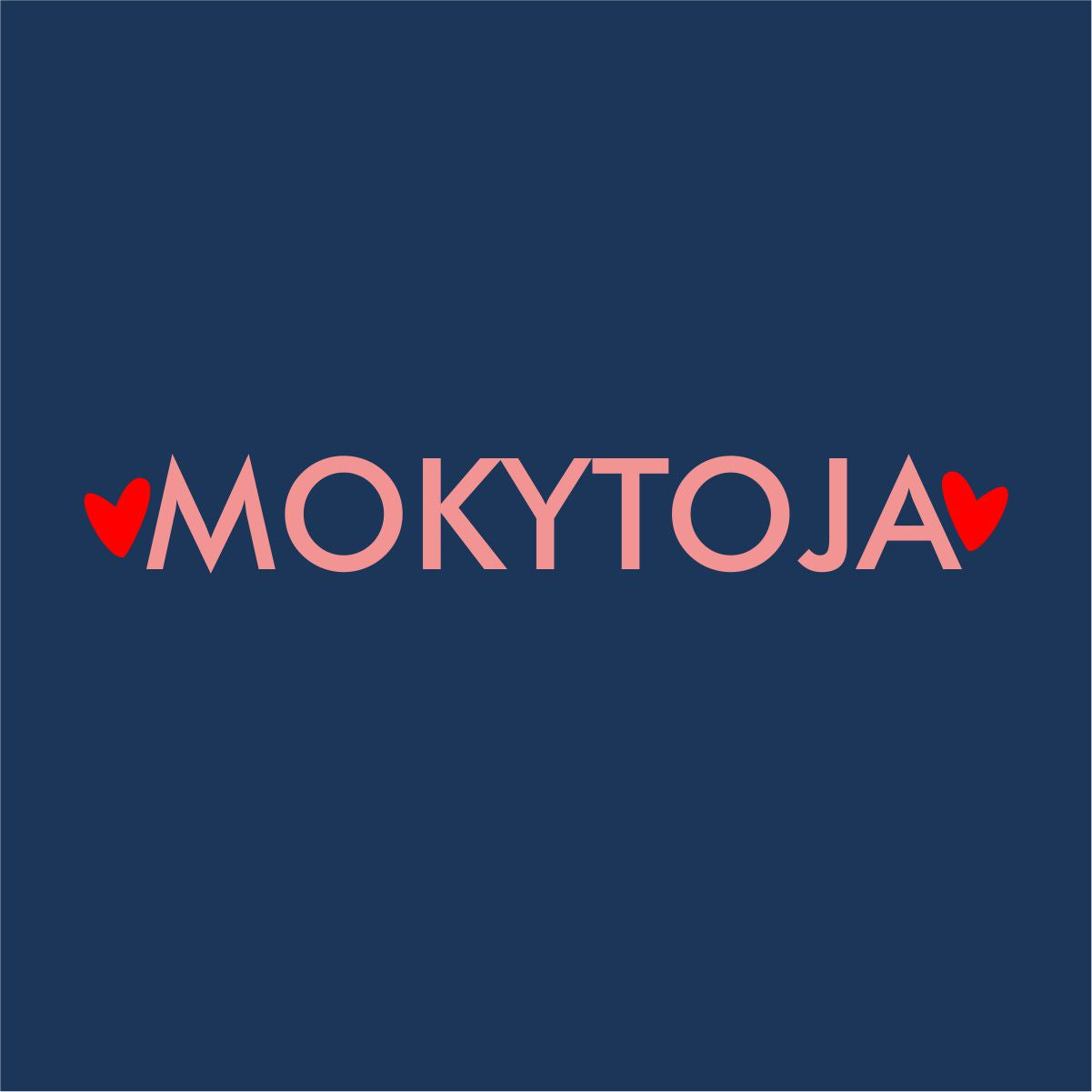 Mėlynas UNISEX džemperis be gobtuvo "Mokytoja su širdelėm"