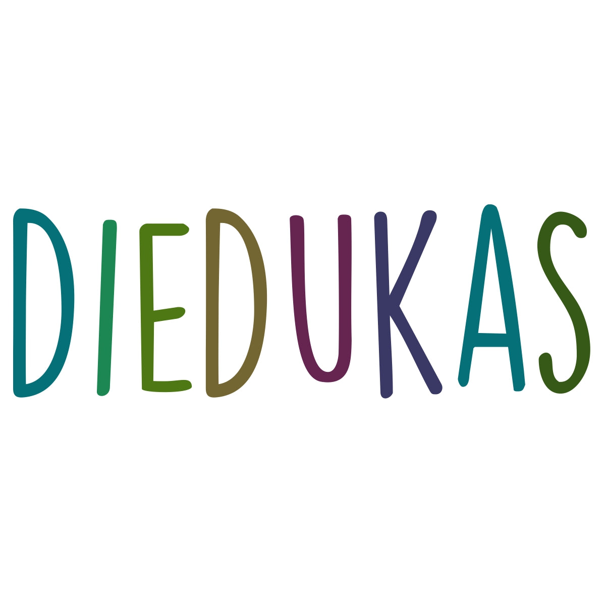 Balti UNISEX marškinėliai "Diedukas"