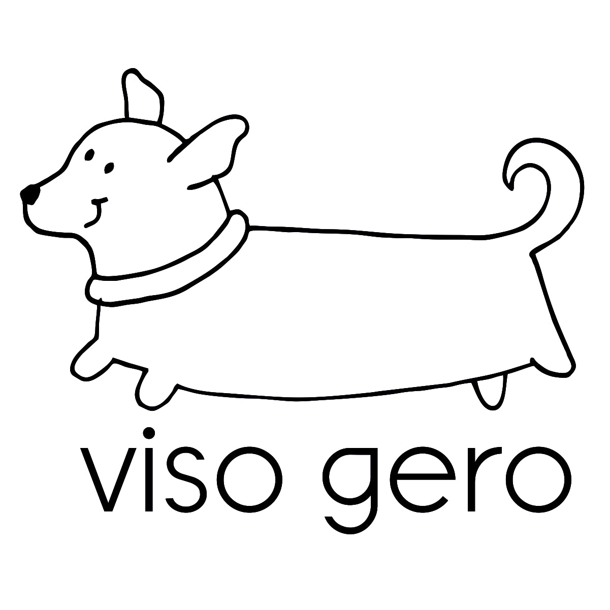 Balti UNISEX marškinėliai "Viso gero"