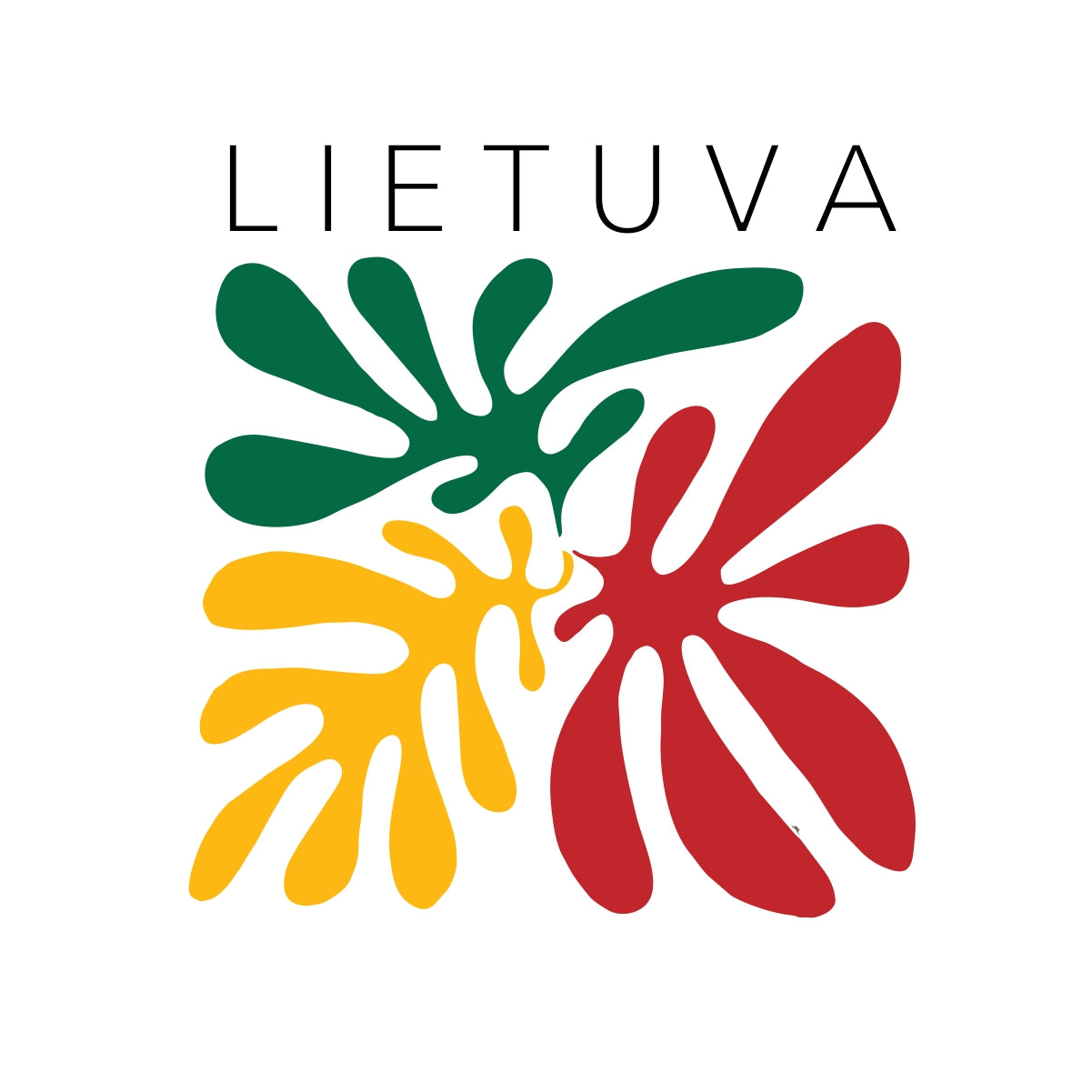 Baltas UNISEX džemperis be gobtuvo "Lietuvos spalvos"