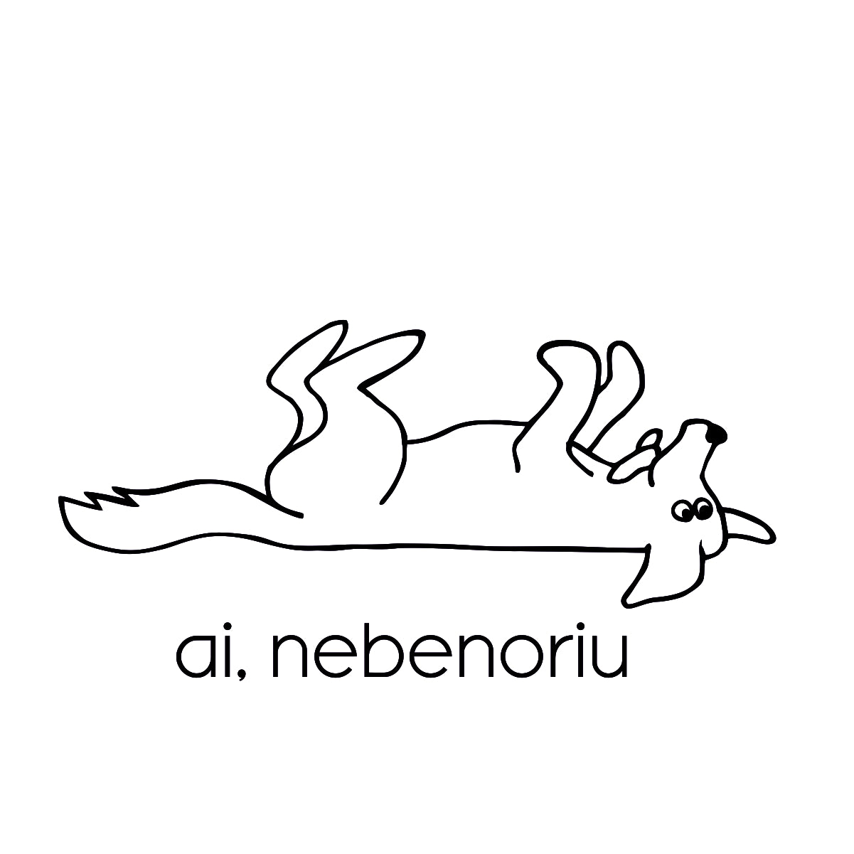 Balti UNISEX marškinėliai "Ai, nebenoriu"