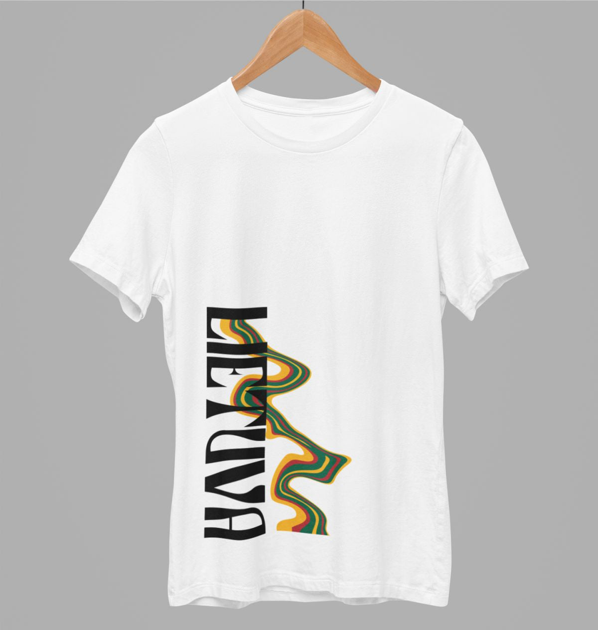 Balti UNISEX marškinėliai "Lietuvos ryžtas"