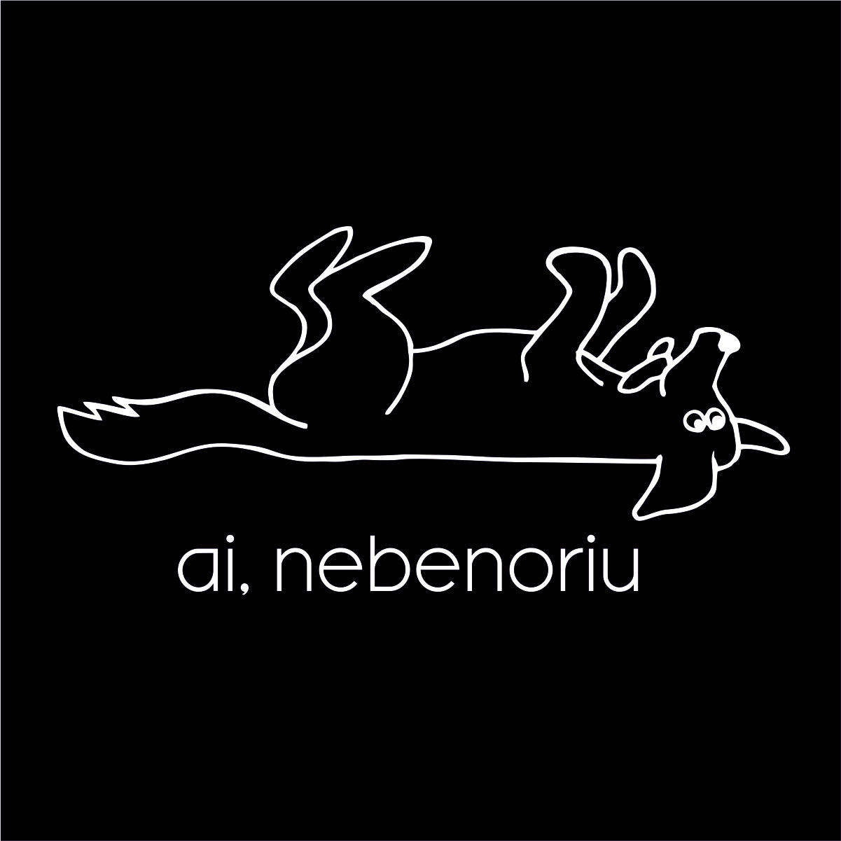Juodas džemperis be gobtuvo "Ai, nebenoriu"