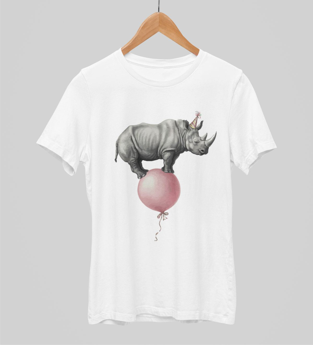 Balti unisex marškinėliai "Raganosis"