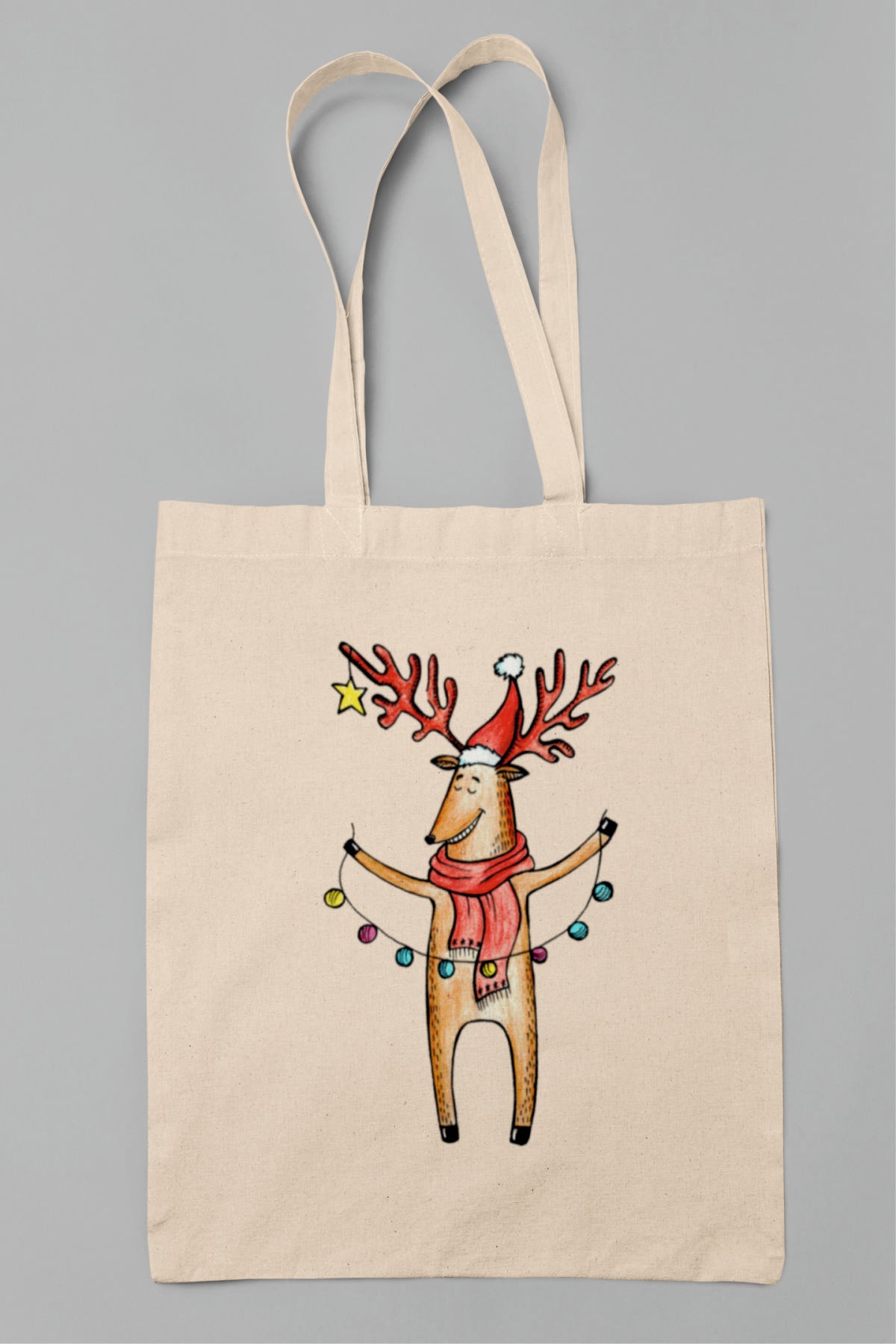 Pirkinių krepšys PREMIUM dvigubu dugnu "Briedis"