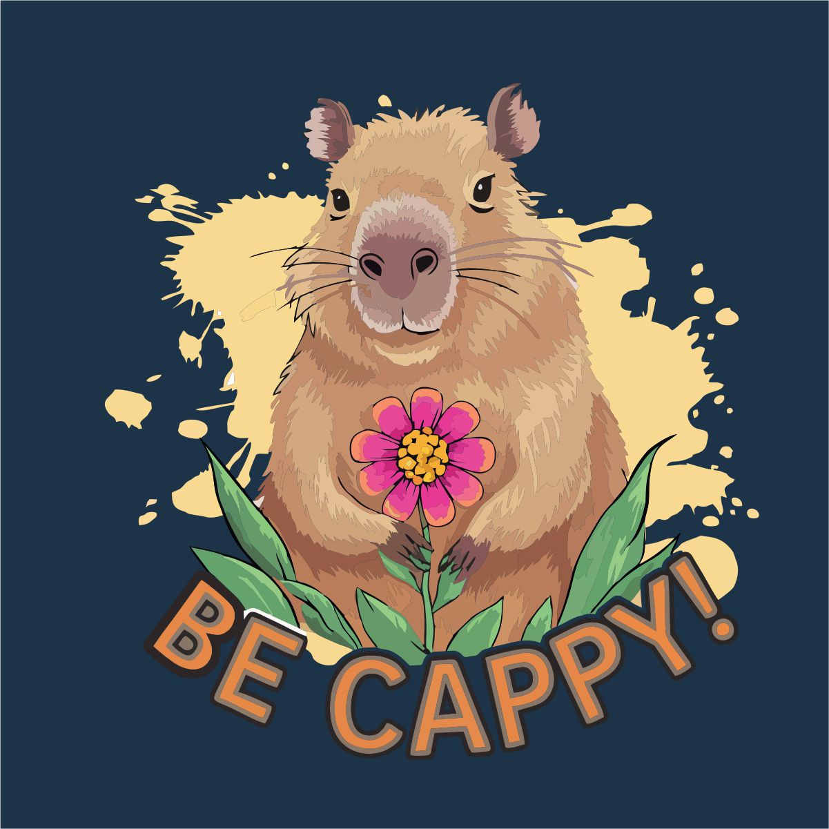 Mėlynas UNISEX džemperis be gobtuvo "Be cappy"