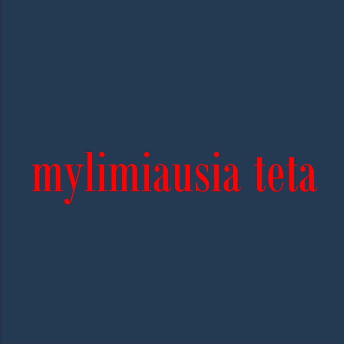 Mėlynas džemperis be gobtuvo "Mylimiausia teta"