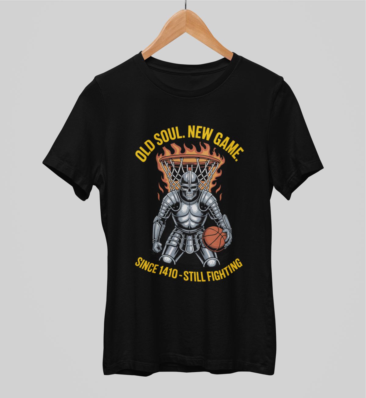 Juodi UNISEX marškinėliai "New game"