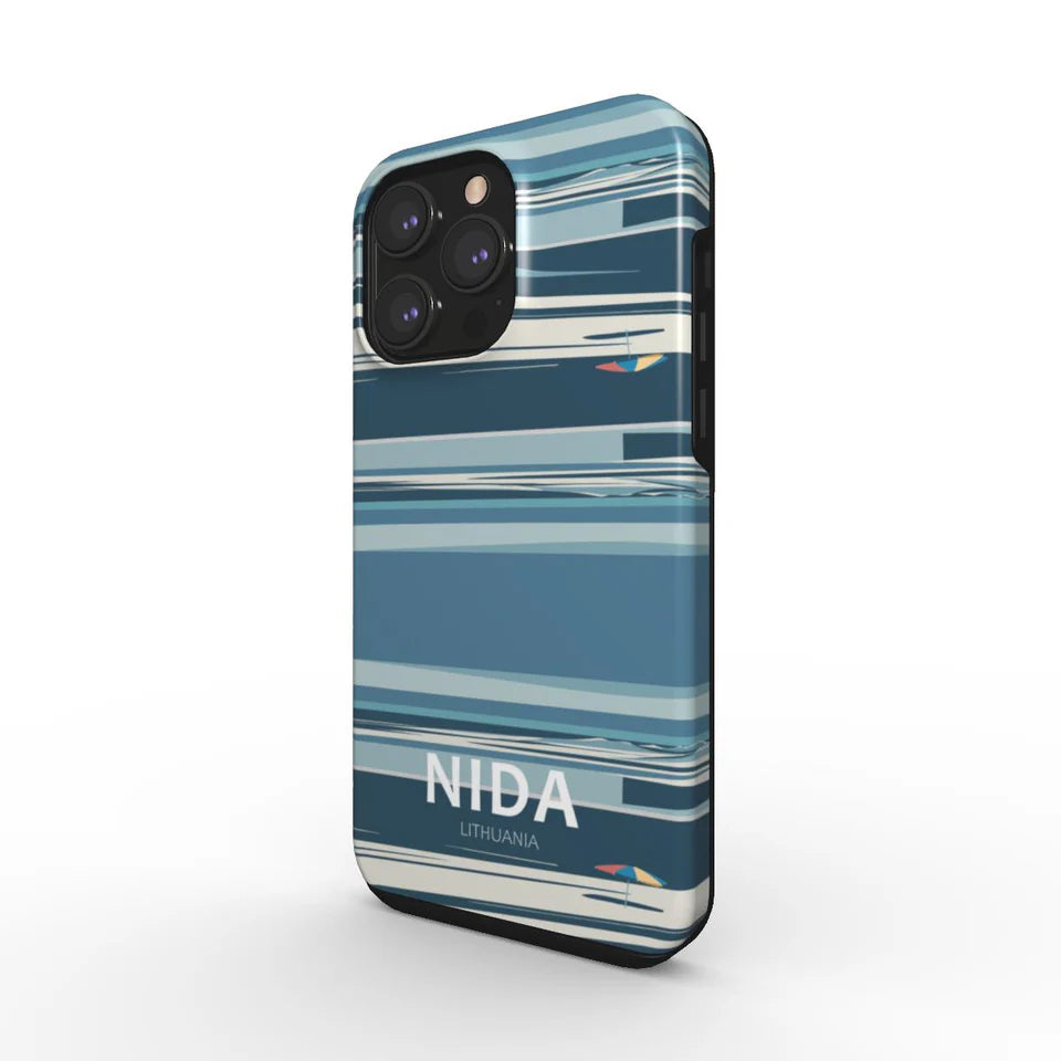 Apsauginis dėklas telefonui "Nida mėlyna mėlyna"  (Samsung S22) ŠIURPNAKČIO PASIŪLYMAS