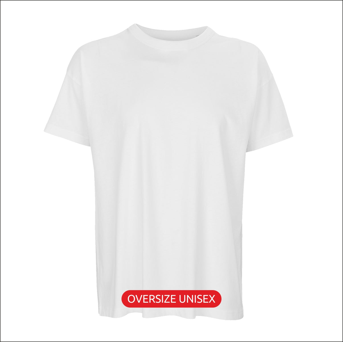 Balti OVERSIZE marškinėliai "Širdutė“ (S, L, XL dydis) ŠIURPNAKČIO PASIŪLYMAS