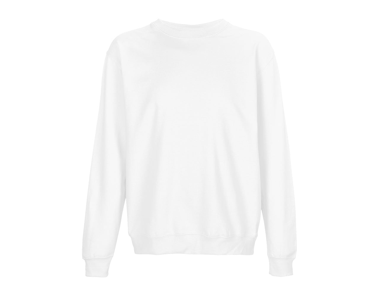 Įvairių spalvų UNISEX džemperis be gobtuvo "Susikurk pats!"