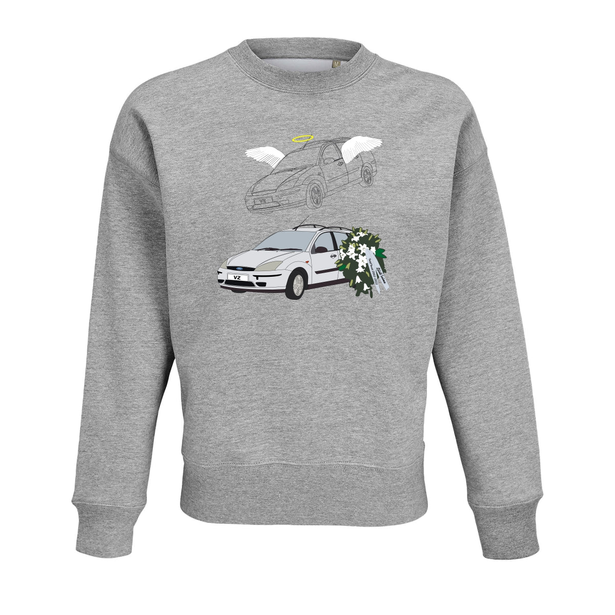 Pilkas VITA ŽIBA džemperis "A.A. Ford Focus"