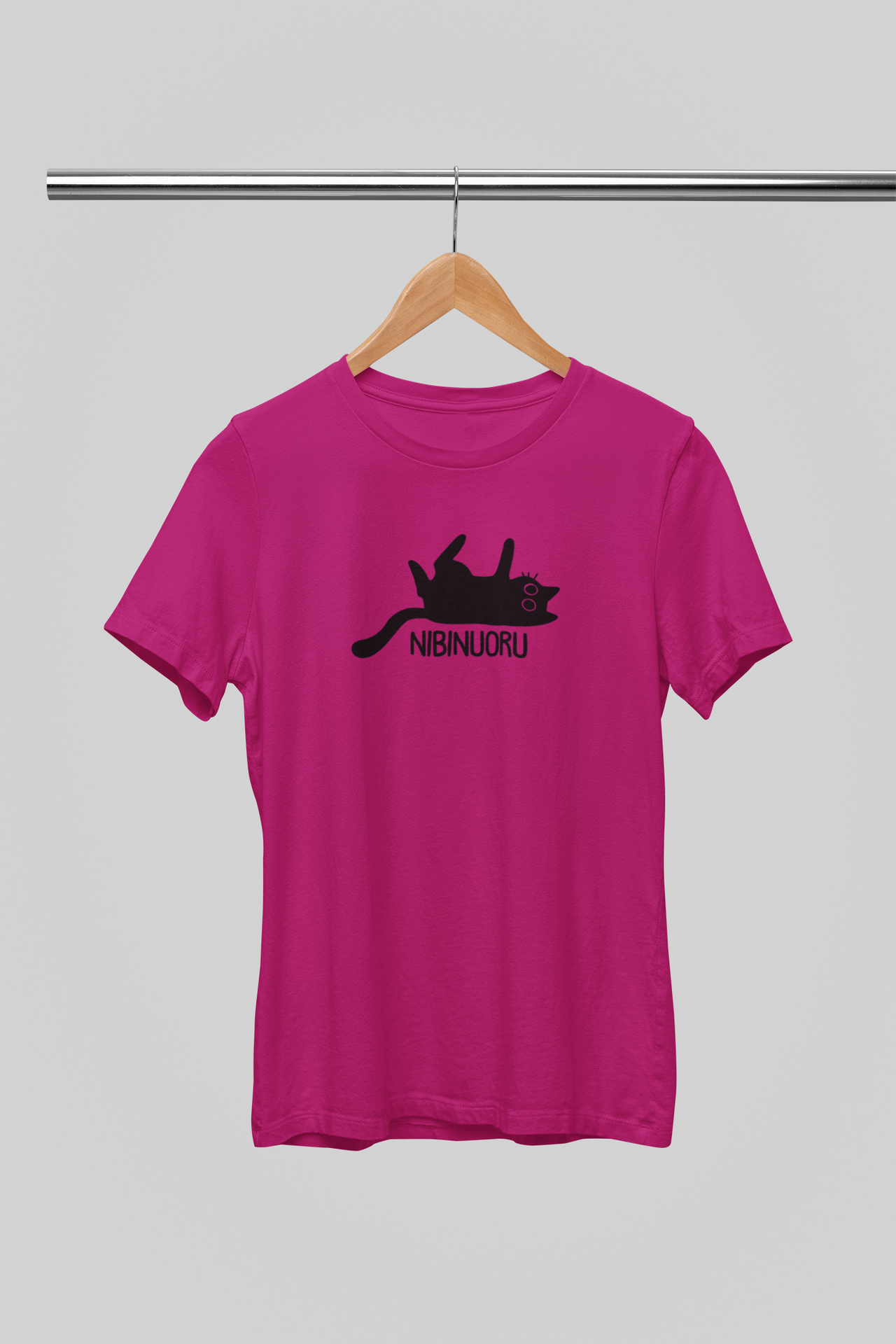 Tamiai rožinės spalvos UNISEX marškinėliai "Nibinuoru“