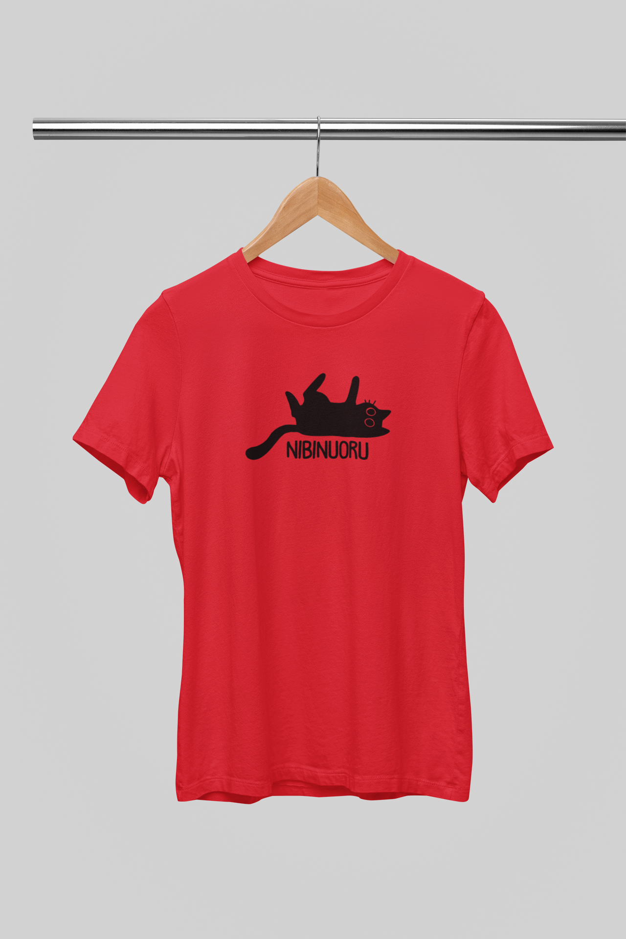 Raudonos  spalvos UNISEX marškinėliai "Nibinuoru“