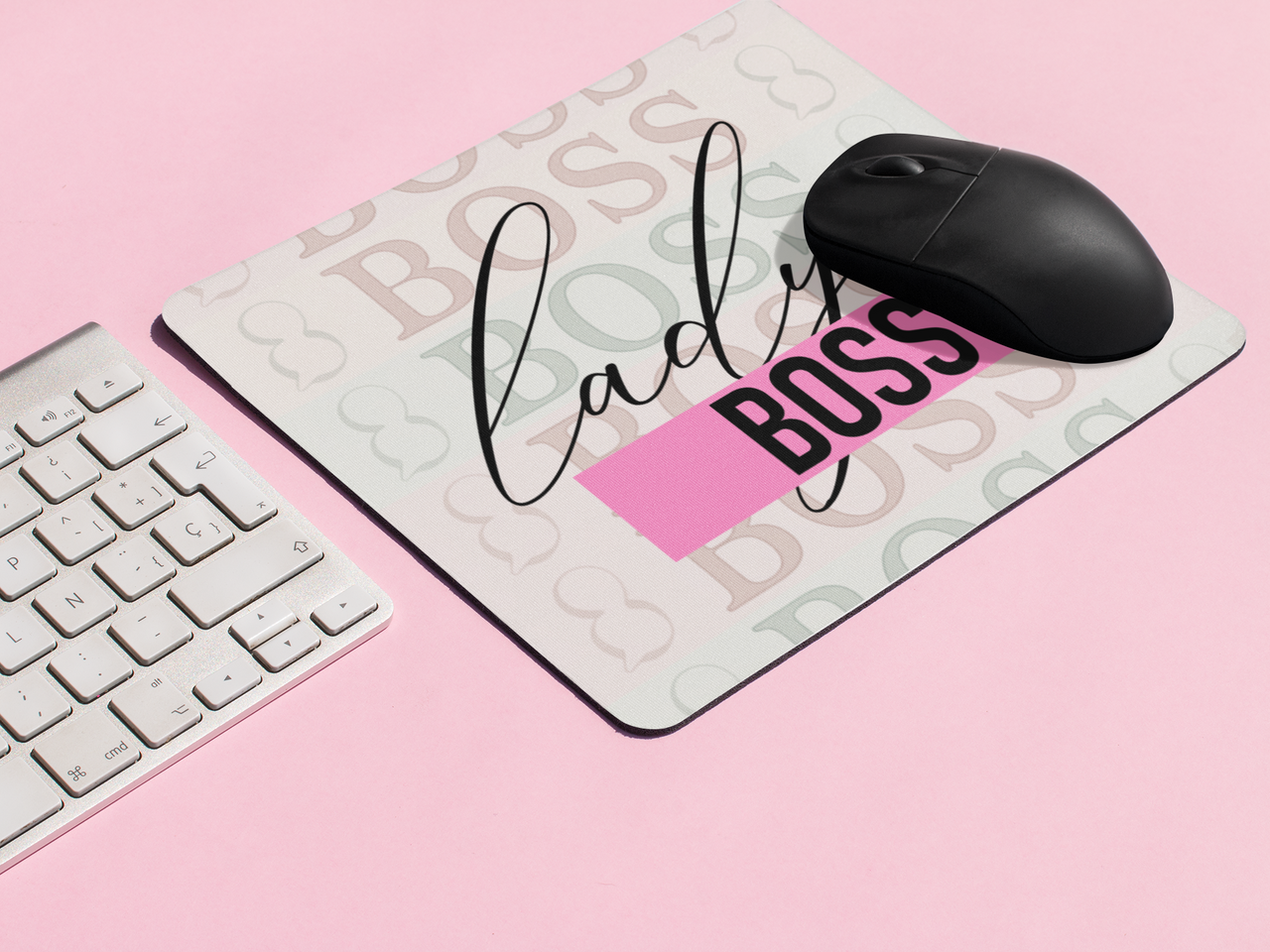 Kompiuterio pelės kilimėlis su spauda "Lady Boss"