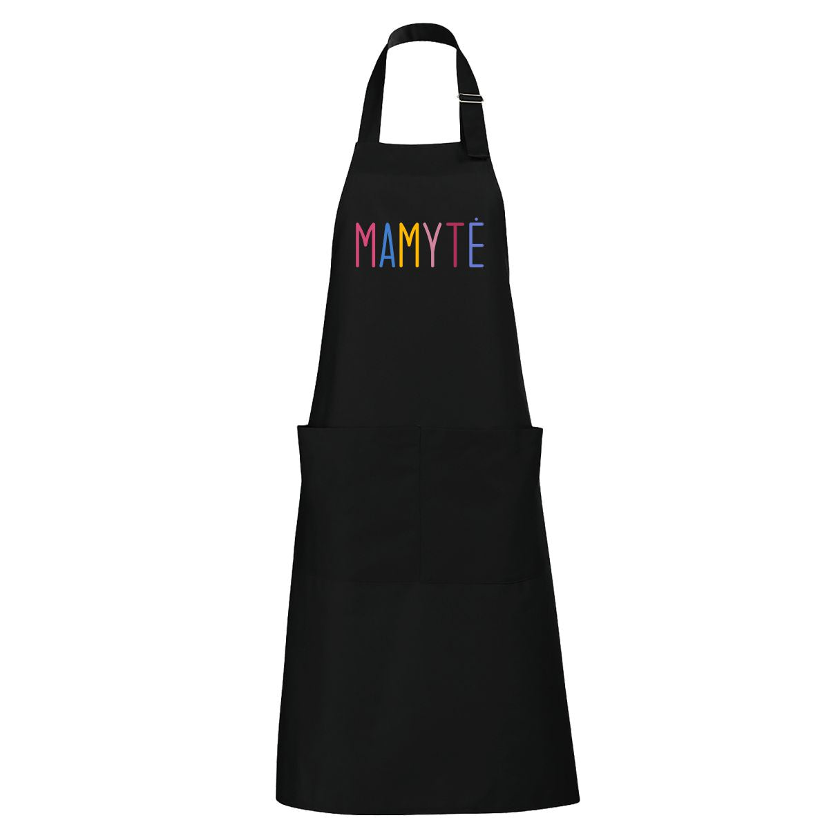 Juoda ilga prijuostė "Mamytė"