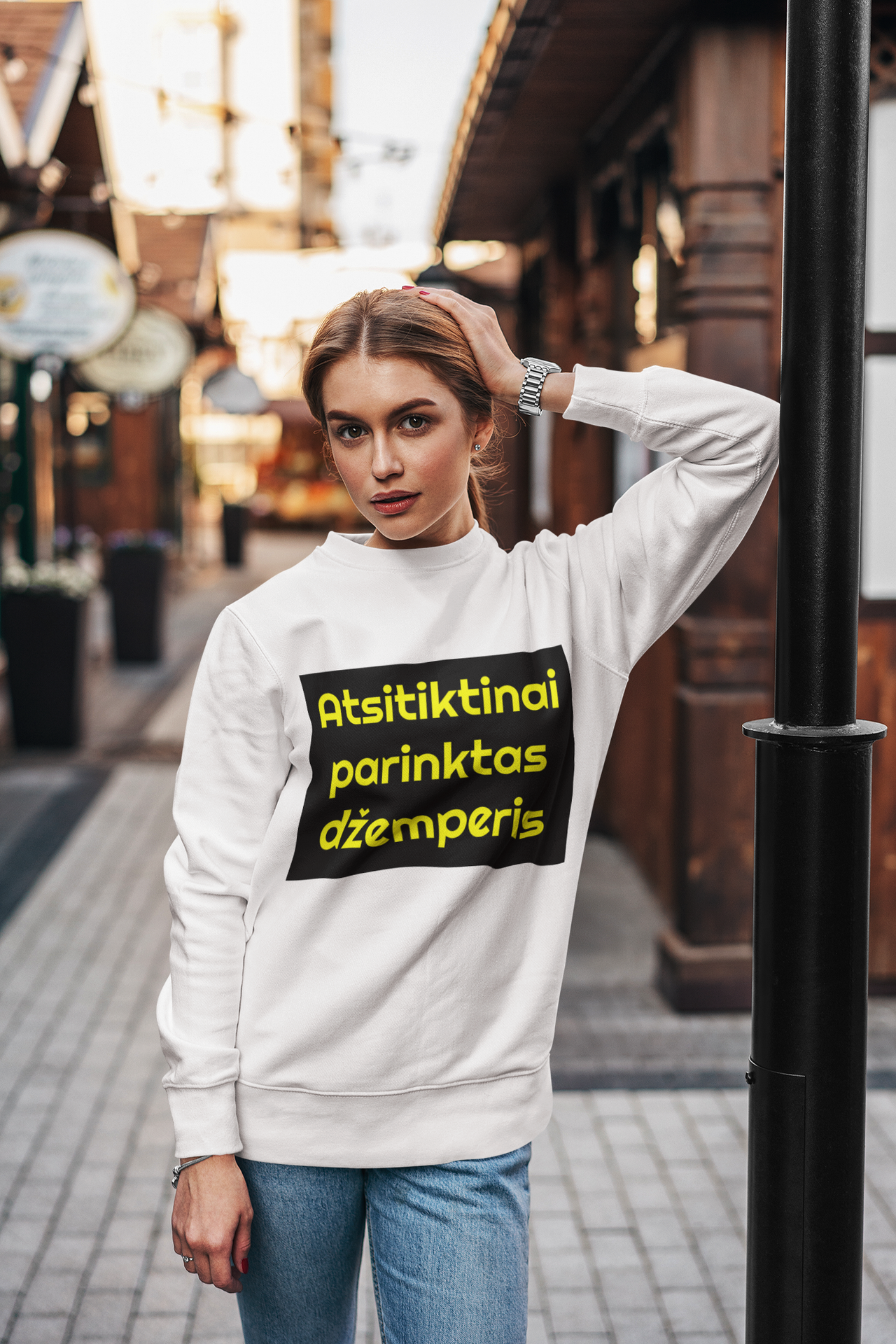 Įvairių spalvų UNISEX džemperiai STAIGMENA (atsiktinai parenkami). Kai reikia stilingai pjauti žolę ar garaže darbuotis :))
