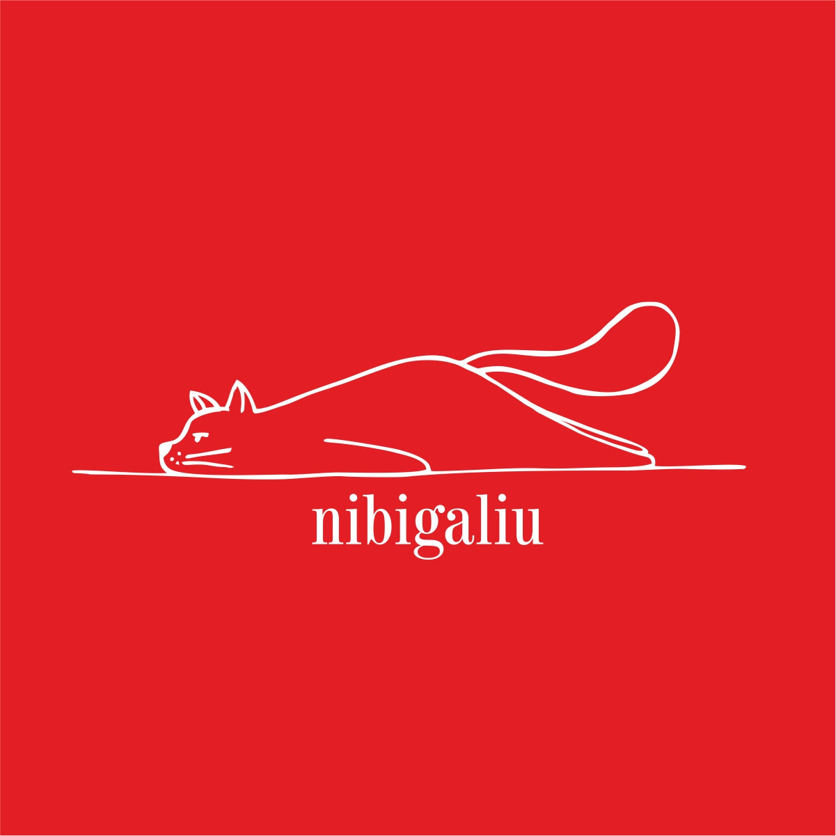 Raudonas džemperis be gobtuvo "Nibigaliu"