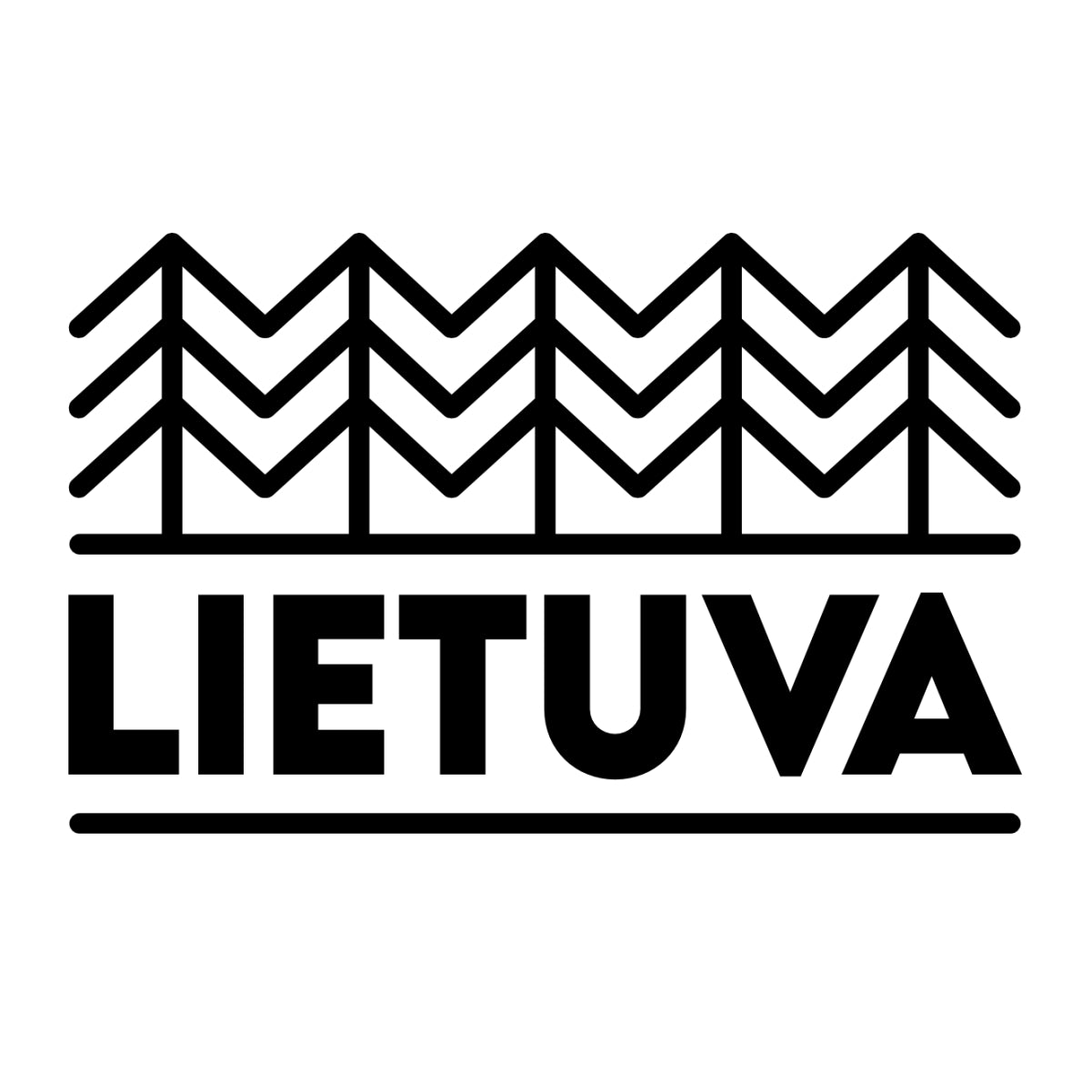 Balti UNISEX marškinėliai su V kaklu "Lietuvos sengirė"