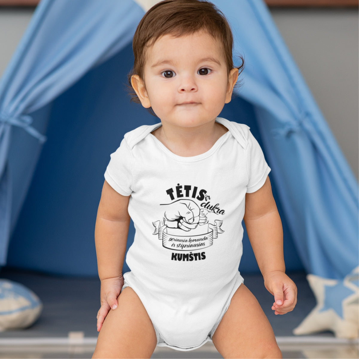 Marškinėliai ir bodis "Tėtis ir dukra“
