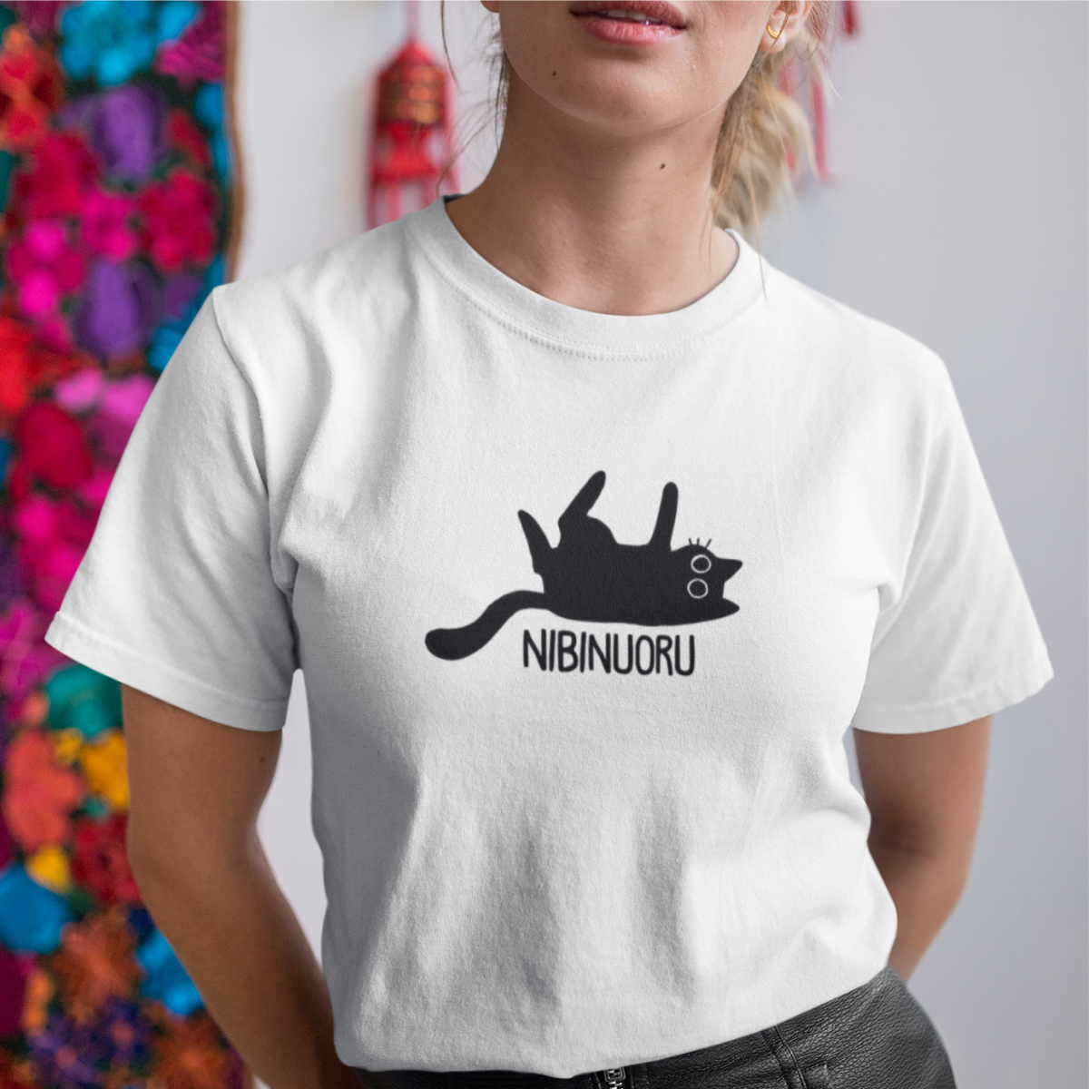 Balti UNISEX marškinėliai "Nibinuoru"