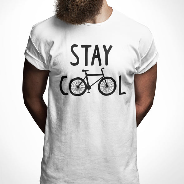Balti UNISEX marškinėliai "Stay cool“
