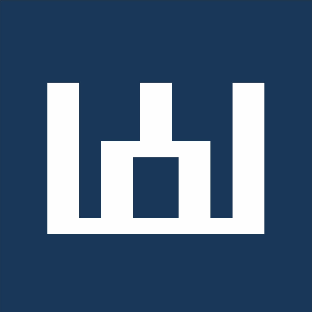 Tamsiai mėlynas džemperis su gobtuvu "Maži Gediminaičių stulpai“