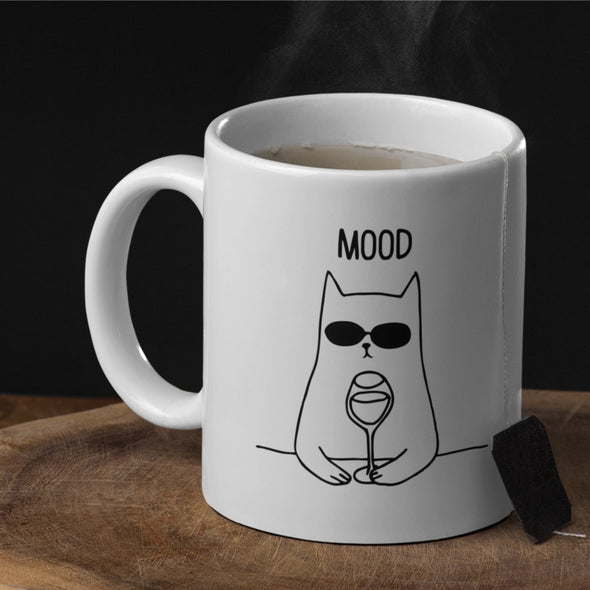 Puodelis su spauda "Mood"