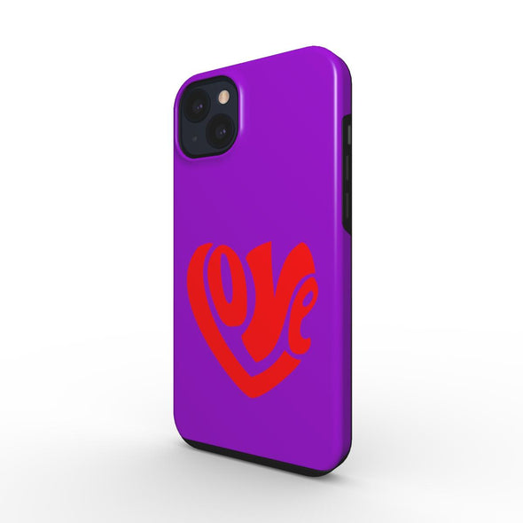 Apsauginis dėklas įvairiems telefonams "Love"