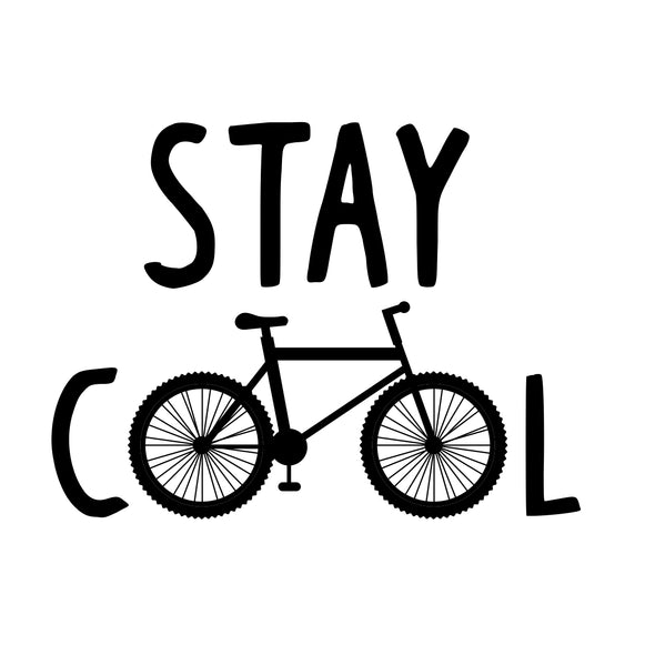 Balti UNISEX marškinėliai "Stay cool“