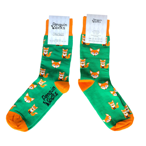Lapės kojinės - Linksmos kojinės (Penguin socks)