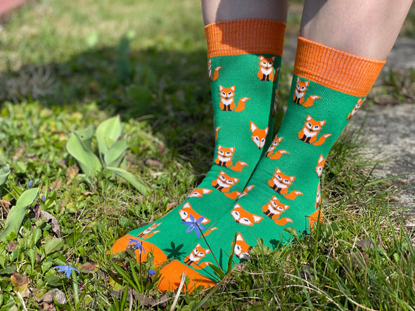 Lapės kojinės - Linksmos kojinės (Penguin socks)