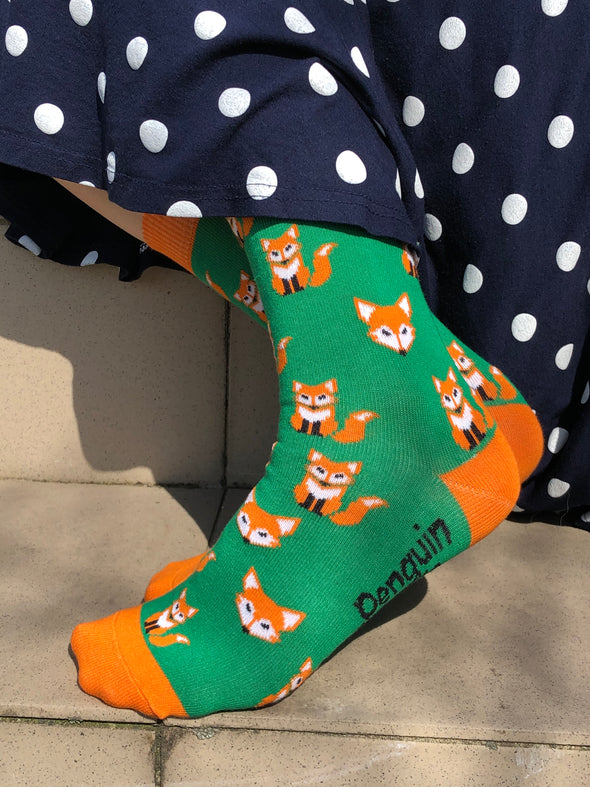 Lapės kojinės - Linksmos kojinės (Penguin socks)