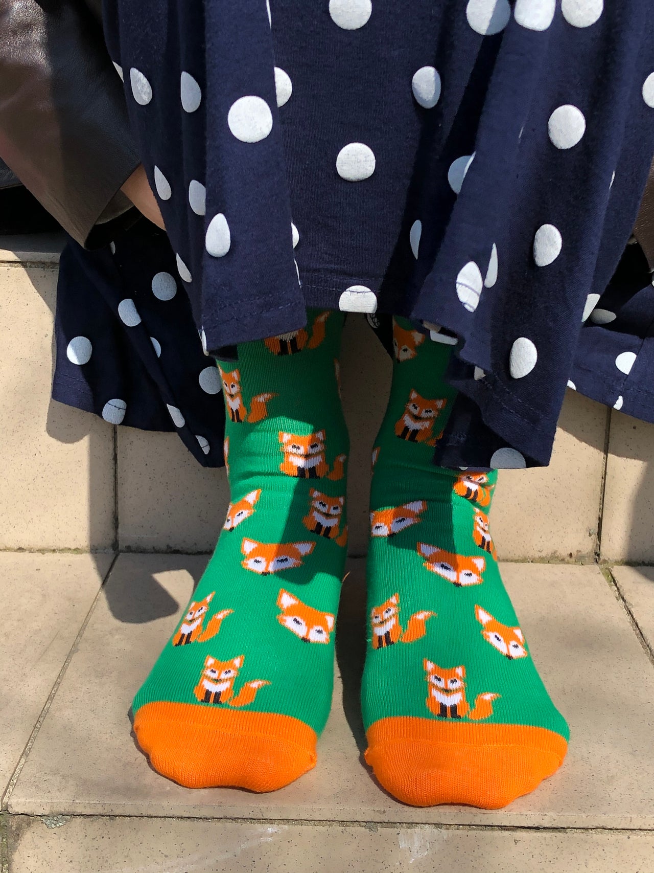 Lapės kojinės - Linksmos kojinės (Penguin socks)