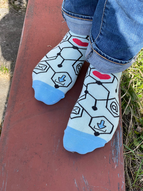 Programuotojo kojinės - Linksmos kojinės (Penguin socks)