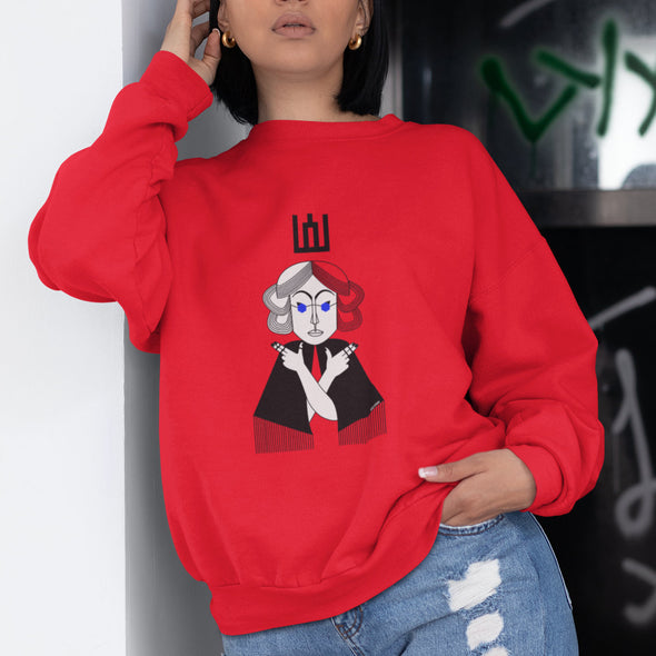 Raudonas UNISEX džemperis "LDK KUNIGAIKŠTIENĖ JULIJONA"