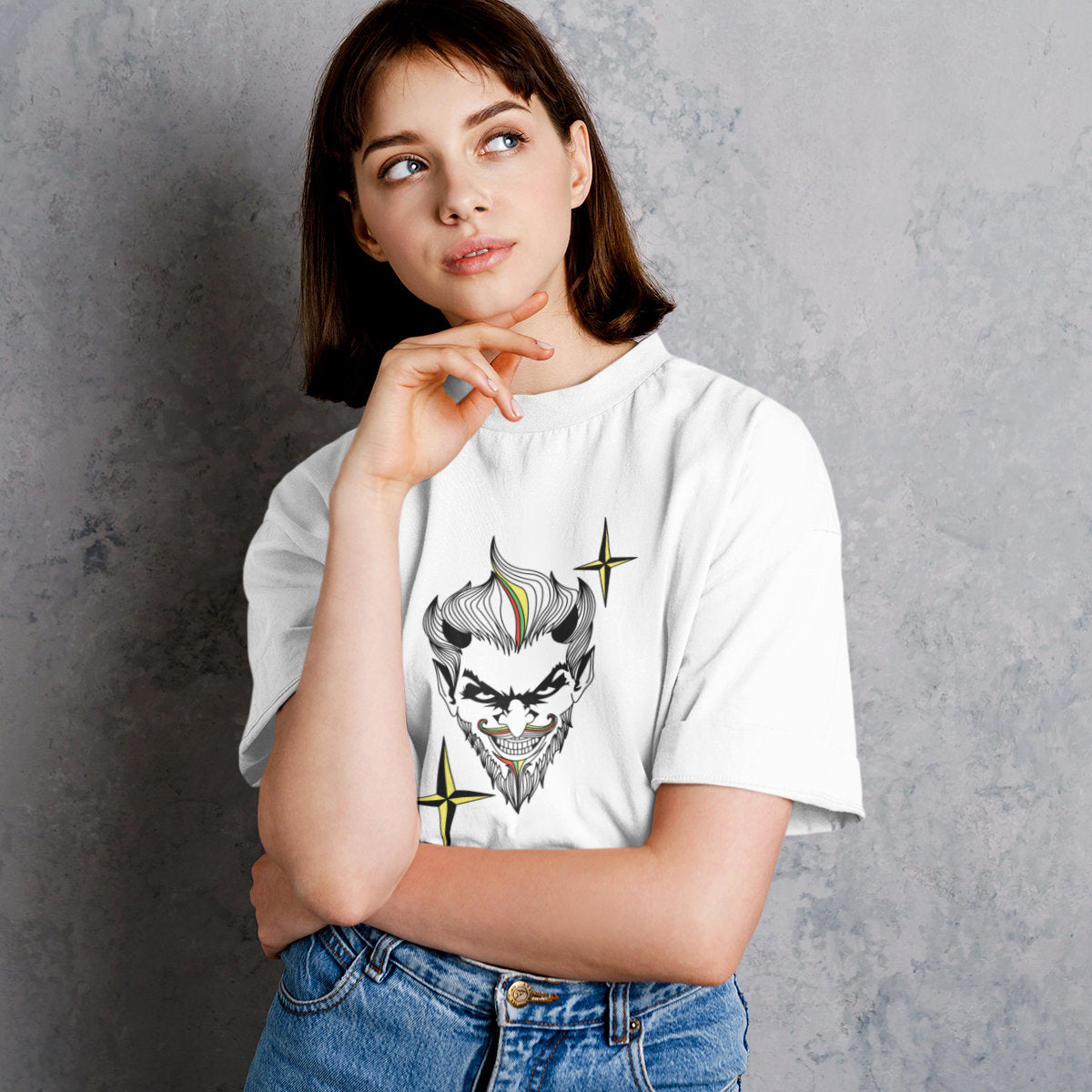 Balti UNISEX marškinėliai "Pinčiukas“