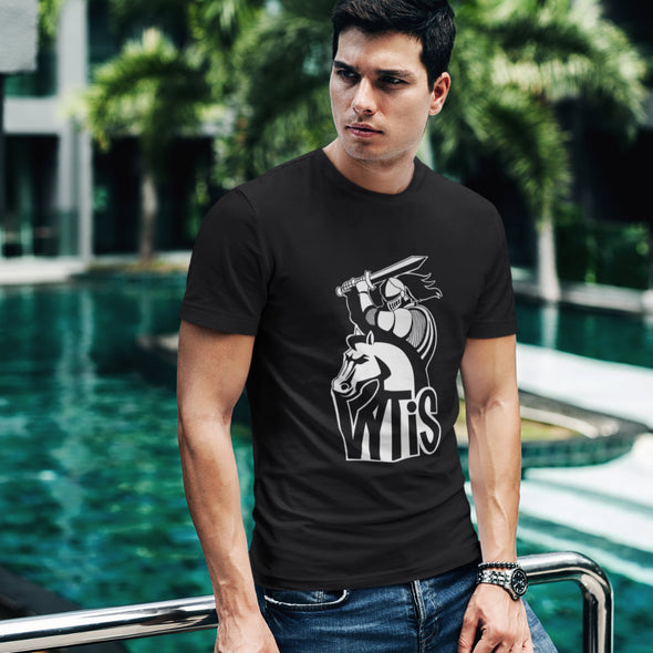 Juodi UNISEX marškinėliai "Vyčių Vytis“