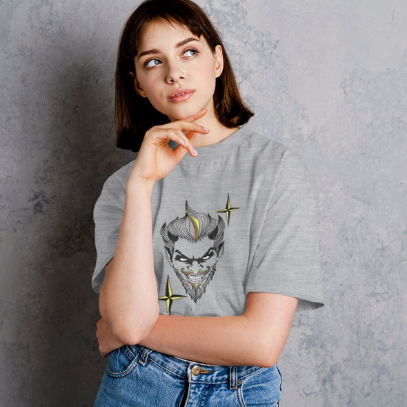 Pilki melanžiniai UNISEX marškinėliai "Pinčiukas“