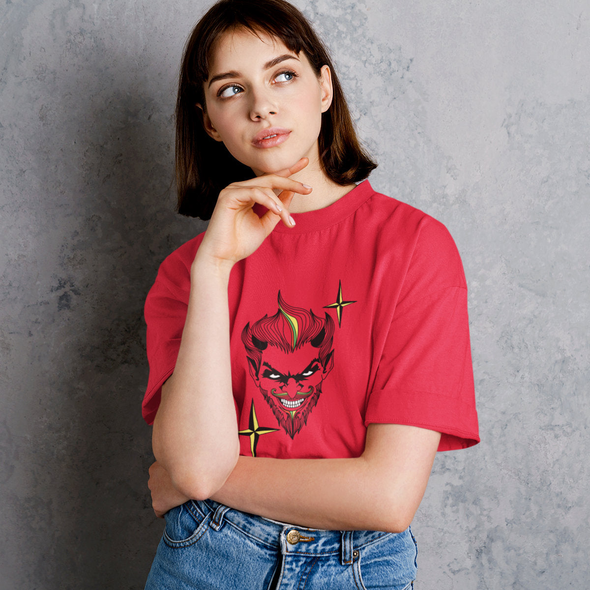 Raudoni UNISEX marškinėliai "Pinčiukas“