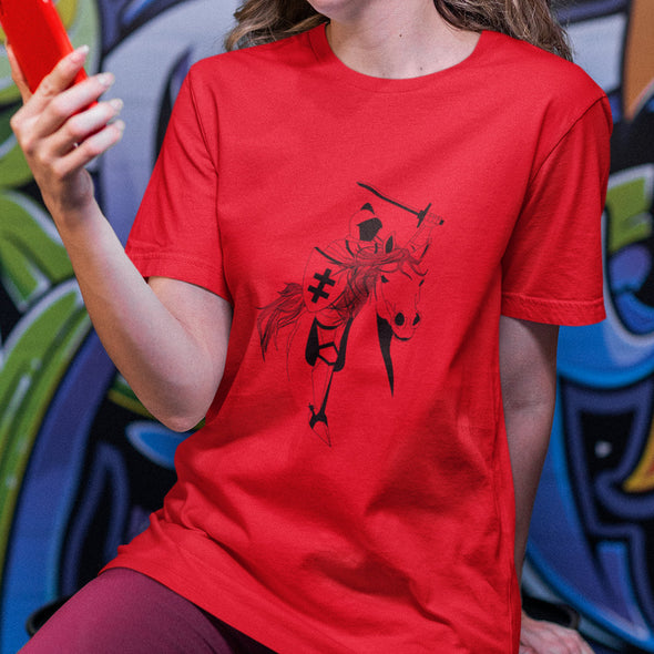 Raudoni UNISEX marškinėliai "Vyčio legenda“